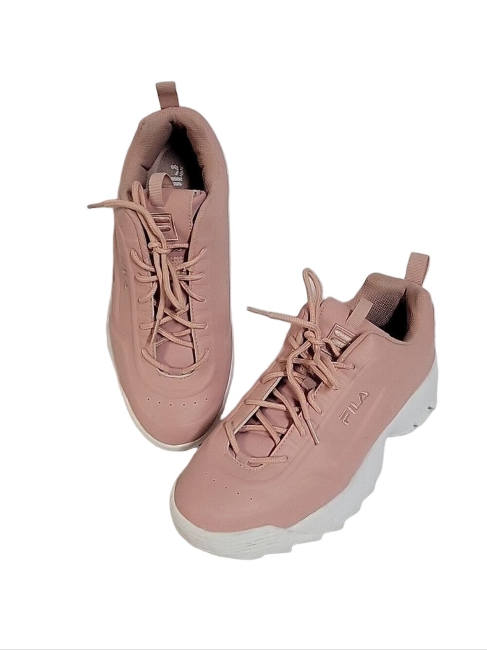Fila Pink Disruptor II FS Women's Lifestyle Chunky Platform Sneakers, Size 11